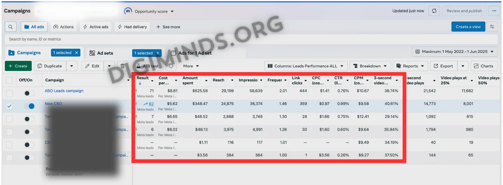 Meta Ads Manager conversions report after Server-Side CAPI deployment with recovered attribution